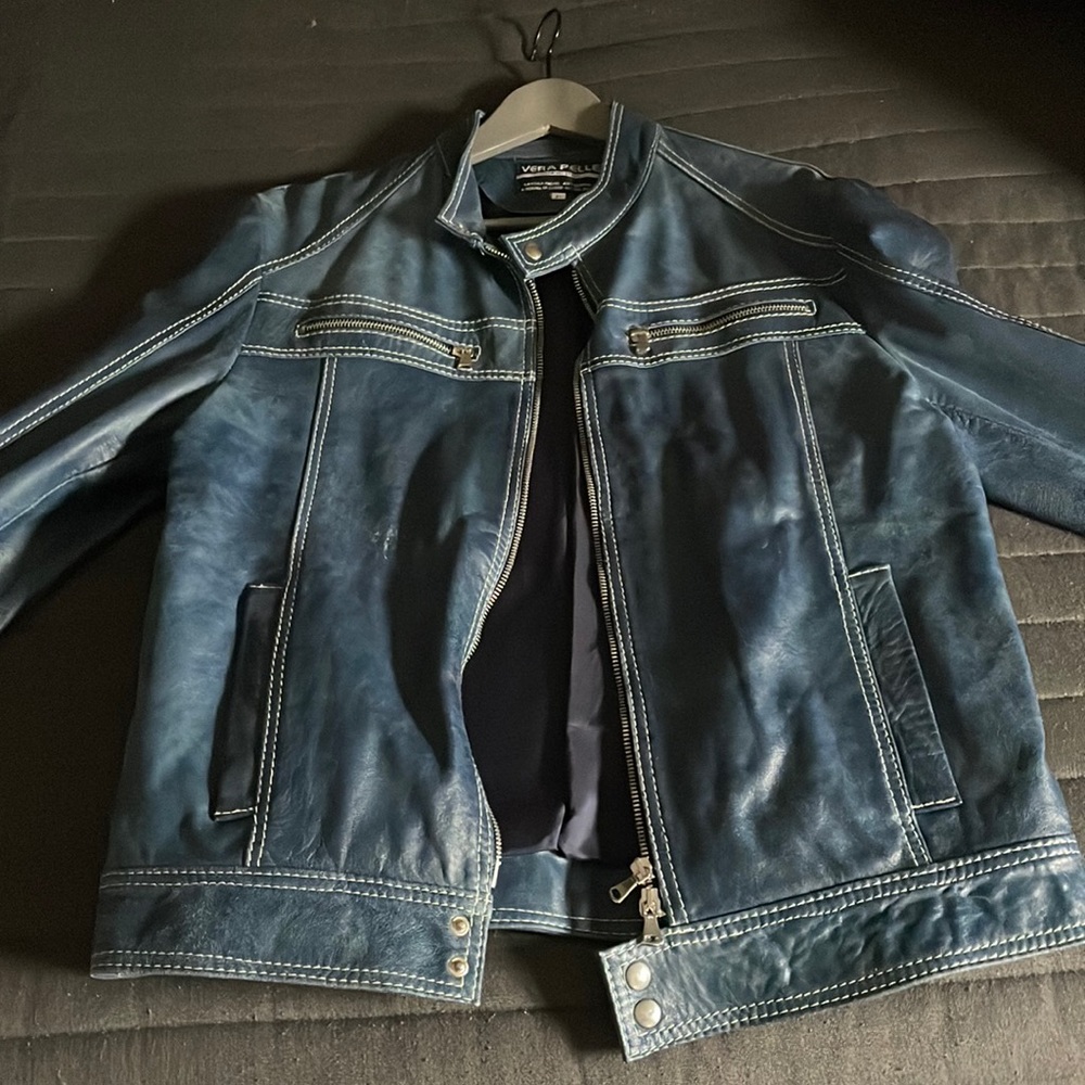 Men’s Authentic Italian Leather Jacket.